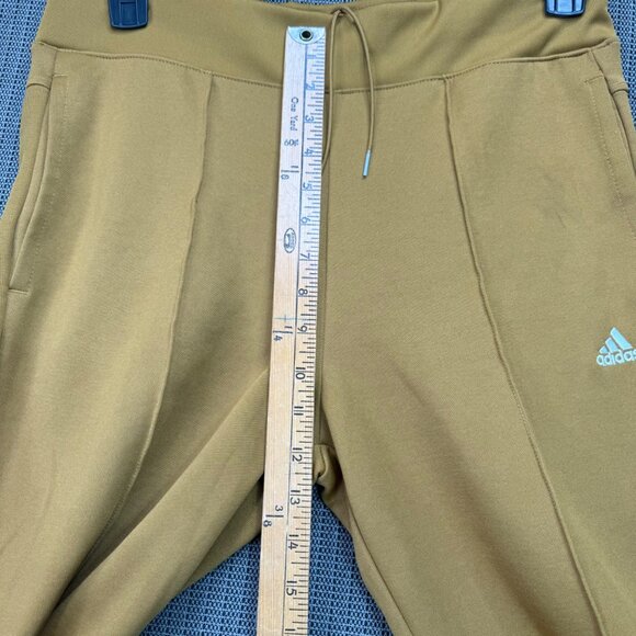 Adidas Womens Mustard Yellow Flared Pants Size S   activewear - Picture 9 of 9